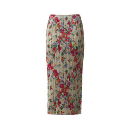 Middle-aged style floral half skirt