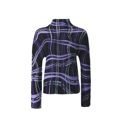 Mainline Willow Brushwork Series High-neck Long-sleeved Shirt